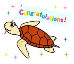 The baby sea turtles of Yakushima sticker #2533494