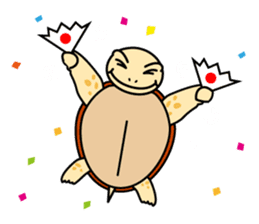 The baby sea turtles of Yakushima sticker #2533504
