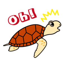 The baby sea turtles of Yakushima sticker #2533505