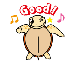 The baby sea turtles of Yakushima sticker #2533516