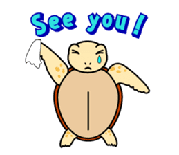 The baby sea turtles of Yakushima sticker #2533521