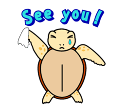 The baby sea turtles of Yakushima sticker #2533521
