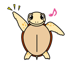 The baby sea turtles of Yakushima sticker #2533530