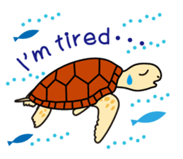 The baby sea turtles of Yakushima sticker #2533531