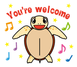 The baby sea turtles of Yakushima sticker #2533532