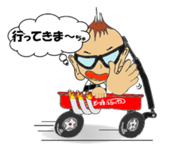 Little-Red-wagon BABY sticker #2533536