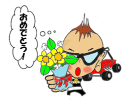 Little-Red-wagon BABY sticker #2533537