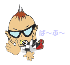 Little-Red-wagon BABY sticker #2533544