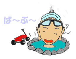 Little-Red-wagon BABY sticker #2533555