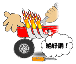 Little-Red-wagon BABY sticker #2533558