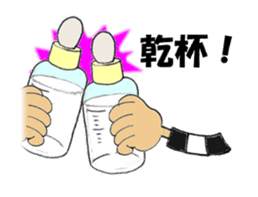 Little-Red-wagon BABY sticker #2533564