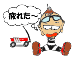 Little-Red-wagon BABY sticker #2533570