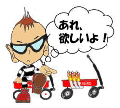 Little-Red-wagon BABY sticker #2533572