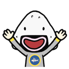 Though Rice balls boy(bonito boy) sticker #2533579