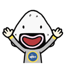 Though Rice balls boy(bonito boy) sticker #2533579