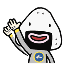 Though Rice balls boy(bonito boy) sticker #2533581