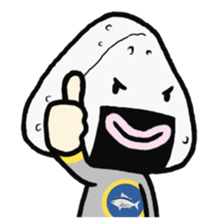 Though Rice balls boy(bonito boy) sticker #2533585