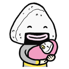 Though Rice balls boy(bonito boy) sticker #2533596