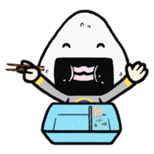Though Rice balls boy(bonito boy) sticker #2533601