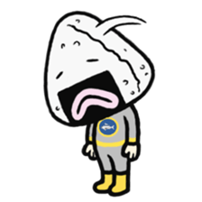 Though Rice balls boy(bonito boy) sticker #2533609