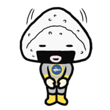 Though Rice balls boy(bonito boy) sticker #2533612