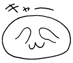 White creature sticker #2533948