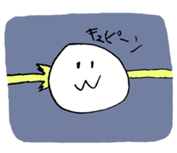 White creature sticker #2533959