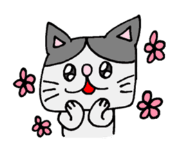 Positive cat Sally. sticker #2534133