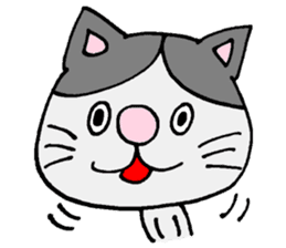 Positive cat Sally. sticker #2534172