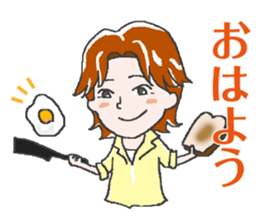 Let's Go hairdresser sticker #2534174