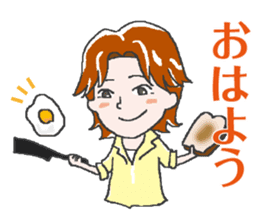 Let's Go hairdresser sticker #2534174