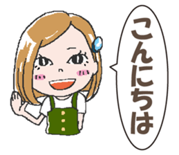 Let's Go hairdresser sticker #2534175