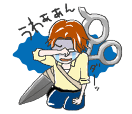 Let's Go hairdresser sticker #2534186