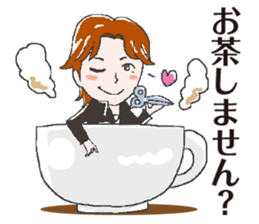 Let's Go hairdresser sticker #2534192