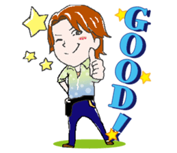 Let's Go hairdresser sticker #2534195