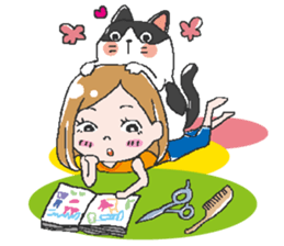 Let's Go hairdresser sticker #2534207