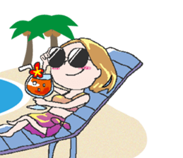 Let's Go hairdresser sticker #2534212