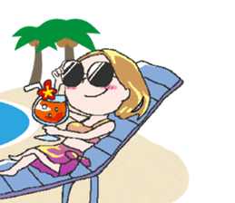 Let's Go hairdresser sticker #2534212