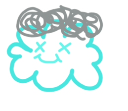 Happy mokumoku's life. sticker #2535417