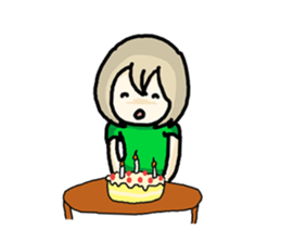 Otaku fujoshi girl sticker #2535488