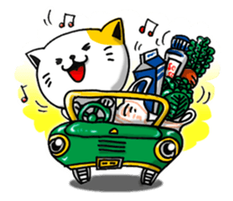 working a cat sticker #2536142