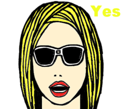 Take the sunglasses2 sticker #2537482