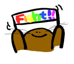 Brush writing "Muguramochi". sticker #2537658