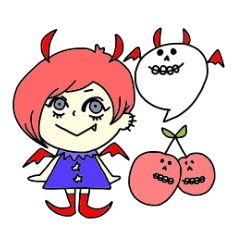 Cute devil's friends