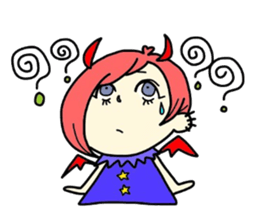 Cute devil's friends sticker #2537680