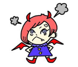 Cute devil's friends sticker #2537681