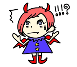 Cute devil's friends sticker #2537682