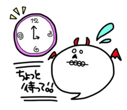 Cute devil's friends sticker #2537686