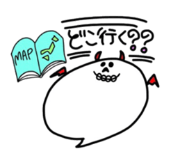 Cute devil's friends sticker #2537691