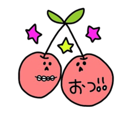 Cute devil's friends sticker #2537700